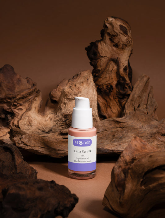 Luna Serum - Regenerierendes Gesichtsserum mit Blaubeersamenöl & Peptiden für glattere und straffere Haut (Anti-Aging, vegan)