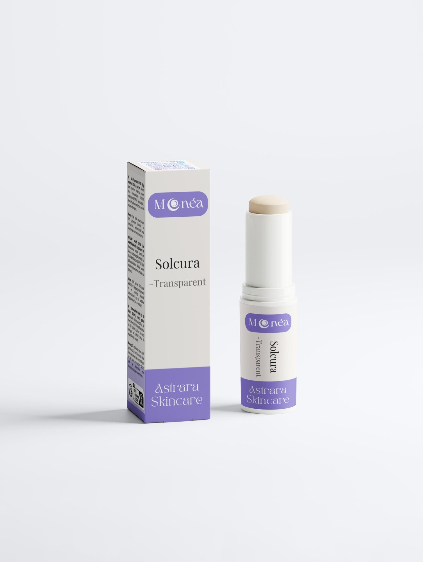 Solcura - Transparenter, veganer Sonnencreme Stick mit Reisöl (SPF 50)