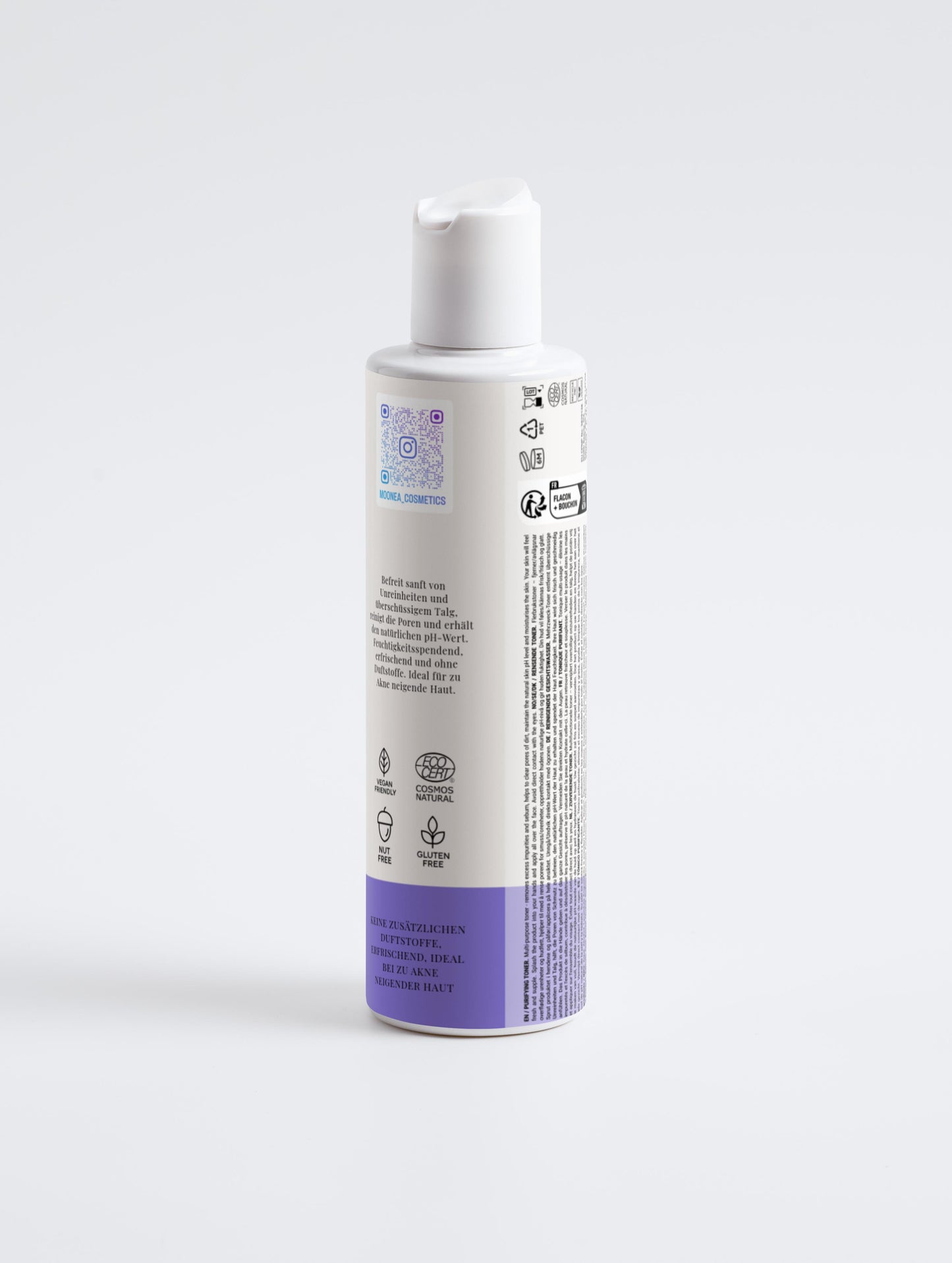 Lunae aqua Toner - Parfümfreier Aqua Toner mit Salicylsäure & Lavendel (vegan)