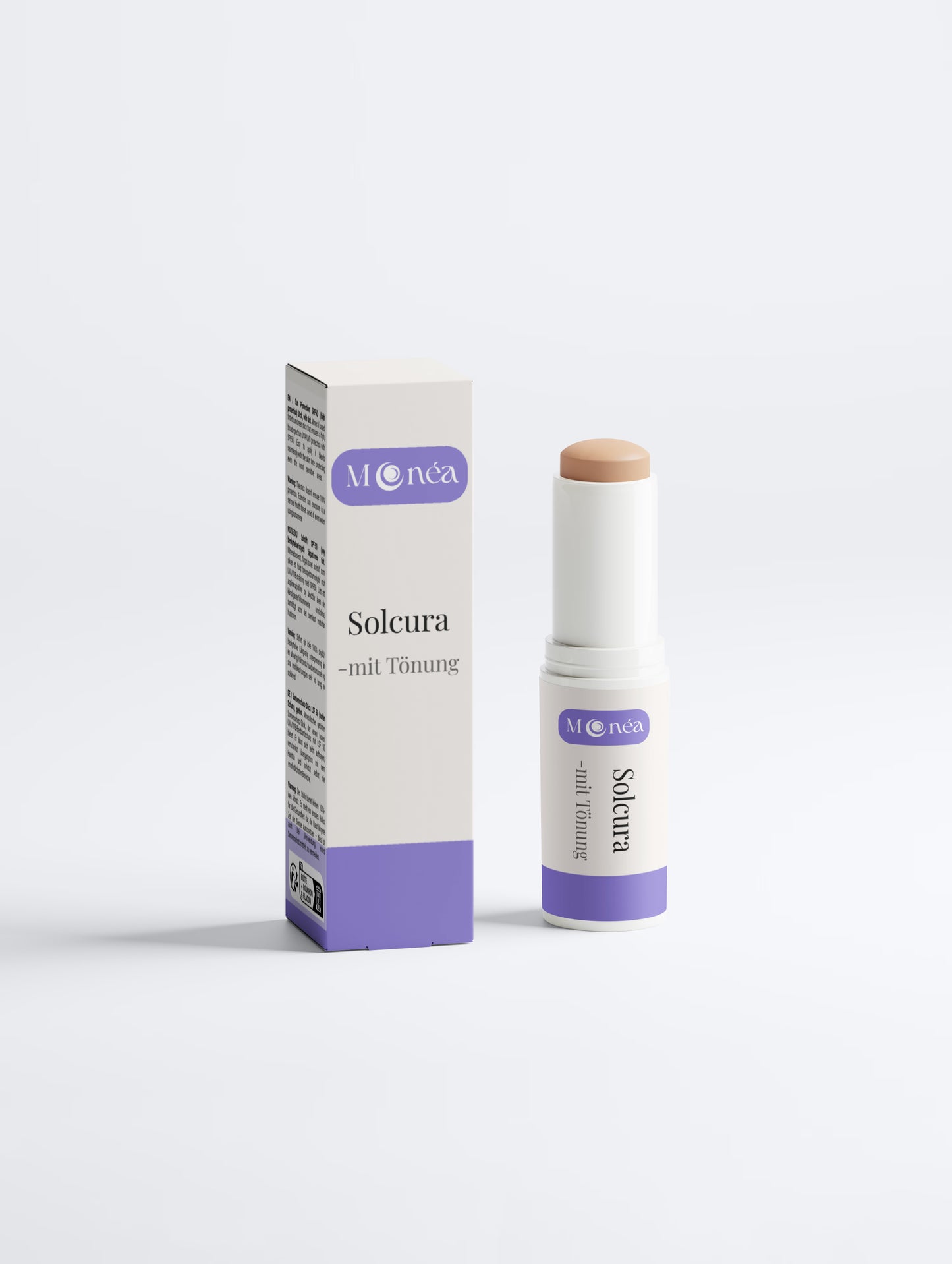 Solcura - Getönter, veganer Sonnencreme Stick mit Reisöl (SPF 50)